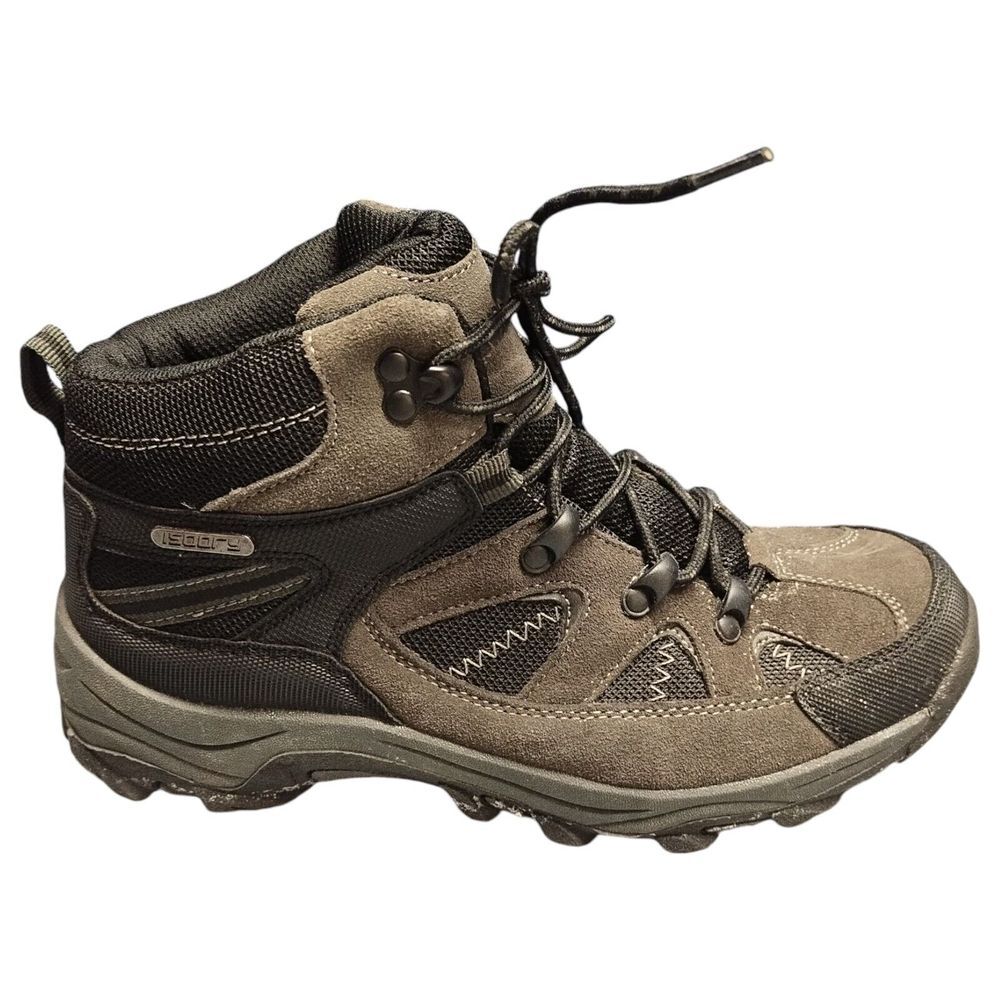 Mountain Warehouse WTPF Combat Boots Womens Size 8 Gray Suede Lace Up 022174